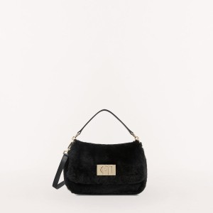 Crossbody Kabelka Furla 1927 SOFT Damske Čierne | 0546-ELPQW