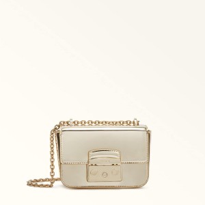 Crossbody Kabelka Furla METROPOLIS Damske Zlate | 2068-QVWEY