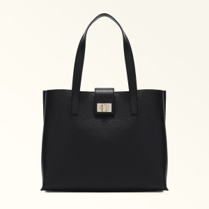 Totes Furla 1927 Damske Čierne | 8039-MGPEY