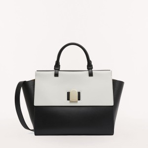 Totes Furla EMMA Damske Čierne | 8413-PRMDG