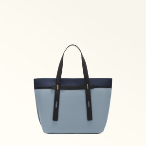 Totes Furla GIOVE Damske Čierne Platina | 5490-YADHO