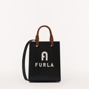 Totes Furla VARSITY STYLE Damske Čierne | 5478-LOBZI