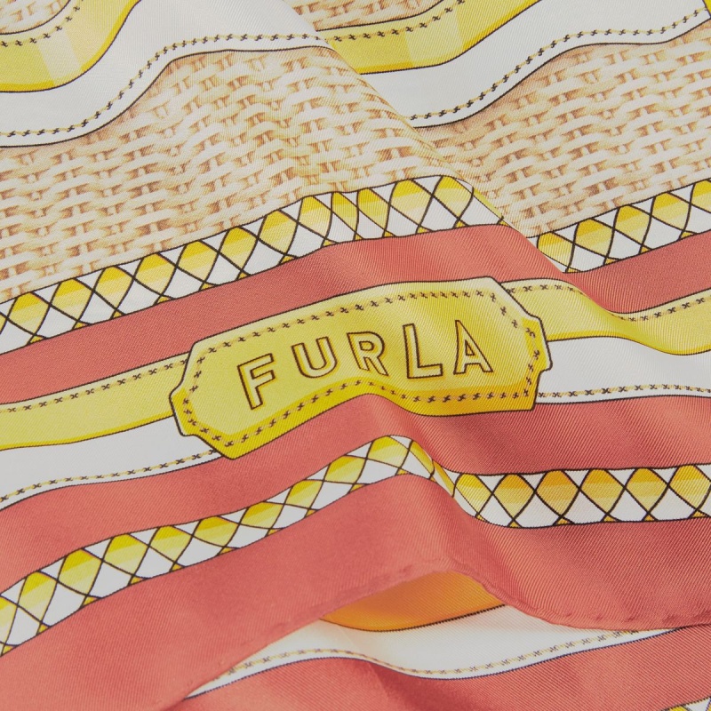 Bandeau Podprsenky Furla TORTONA Damske Červené Žlté | 3864-BJNPH