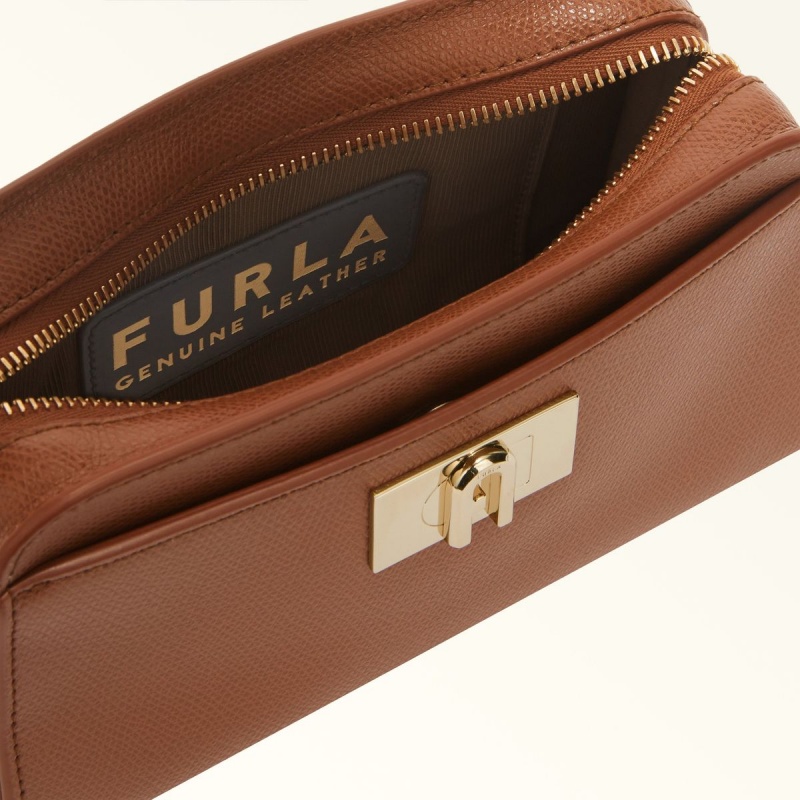 Crossbody Kabelka Furla 1927 Damske Hnede | 9612-BYNJW