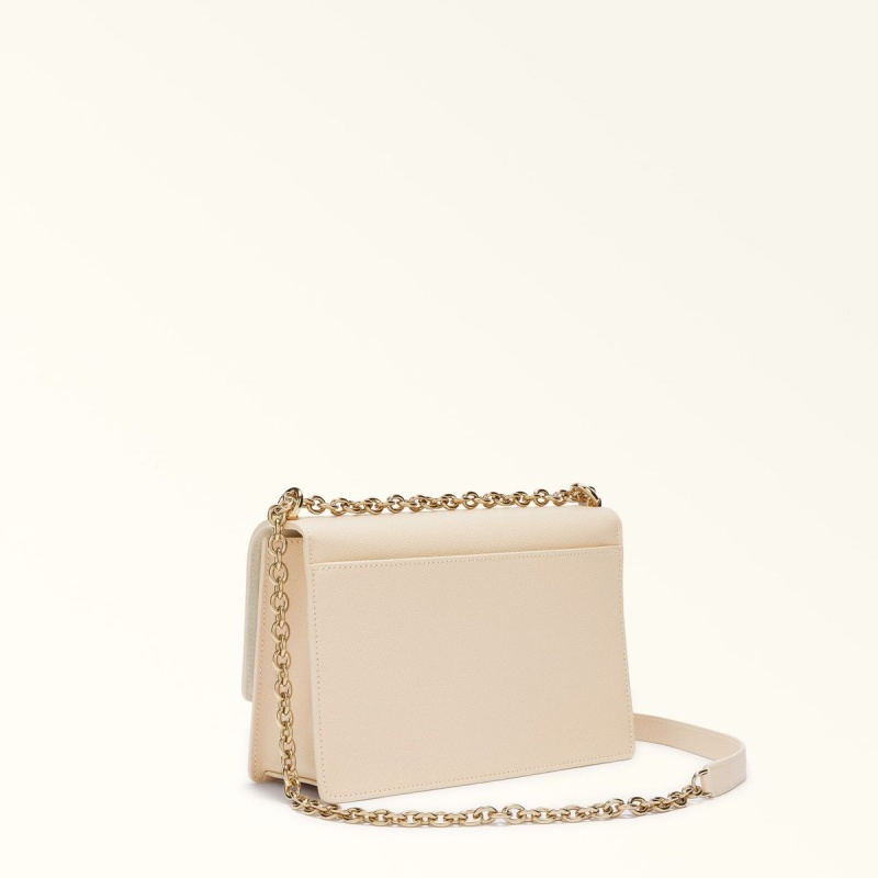 Crossbody Kabelka Furla 1927 Damske Krém | 2350-RLOIG