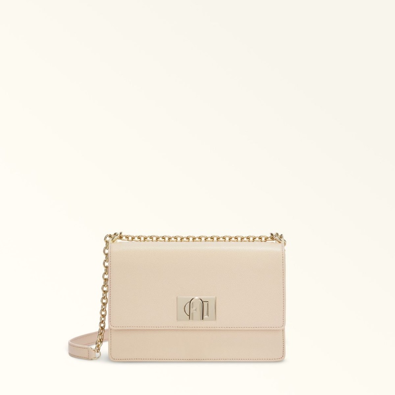 Crossbody Kabelka Furla 1927 Damske Krém | 2350-RLOIG