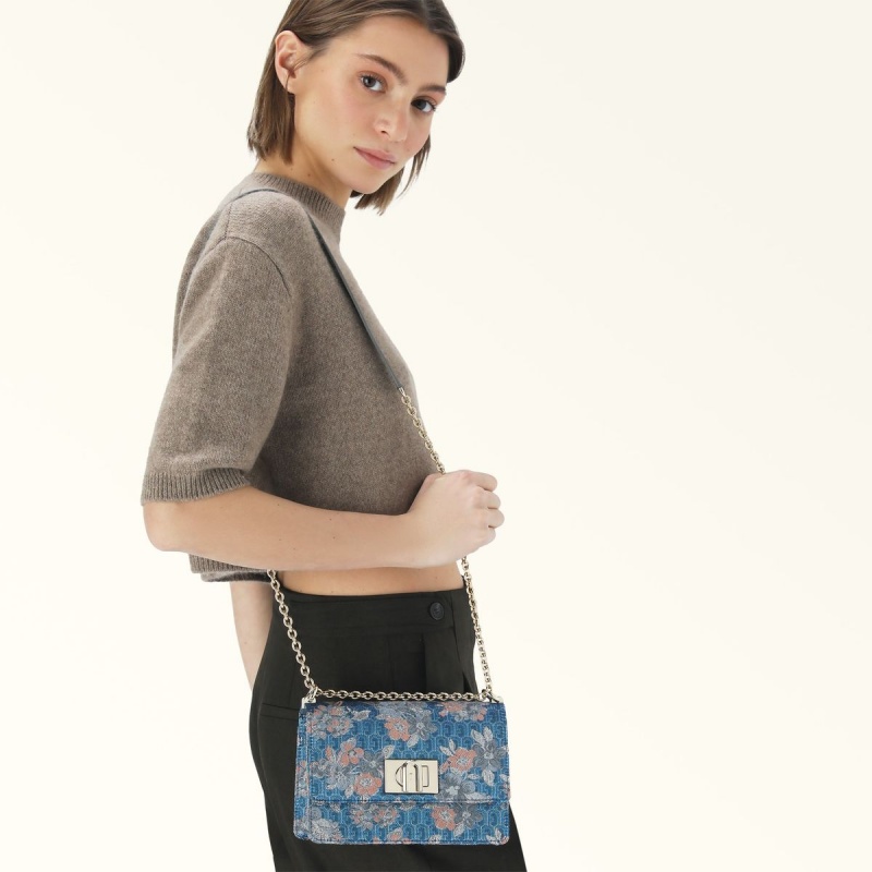 Crossbody Kabelka Furla 1927 Damske Kvetinové | 8326-WUVBO