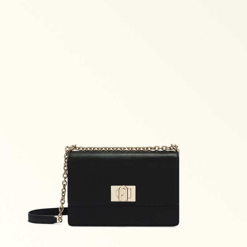 Crossbody Kabelka Furla 1927 Damske Čierne | 5098-BZKIF