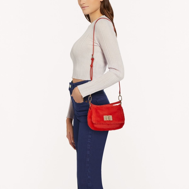 Crossbody Kabelka Furla 1927 SOFT Damske Červené | 8159-OHMTN