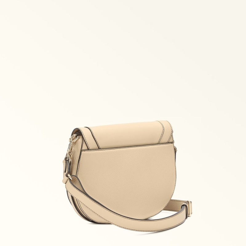 Crossbody Kabelka Furla CLUB 2 Damske Béžové | 8463-NOJXM