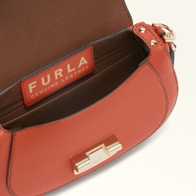 Crossbody Kabelka Furla CLUB 2 Damske Ruzove | 5182-OAWJD