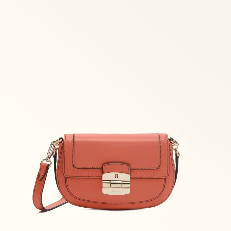 Crossbody Kabelka Furla CLUB 2 Damske Ruzove | 5182-OAWJD