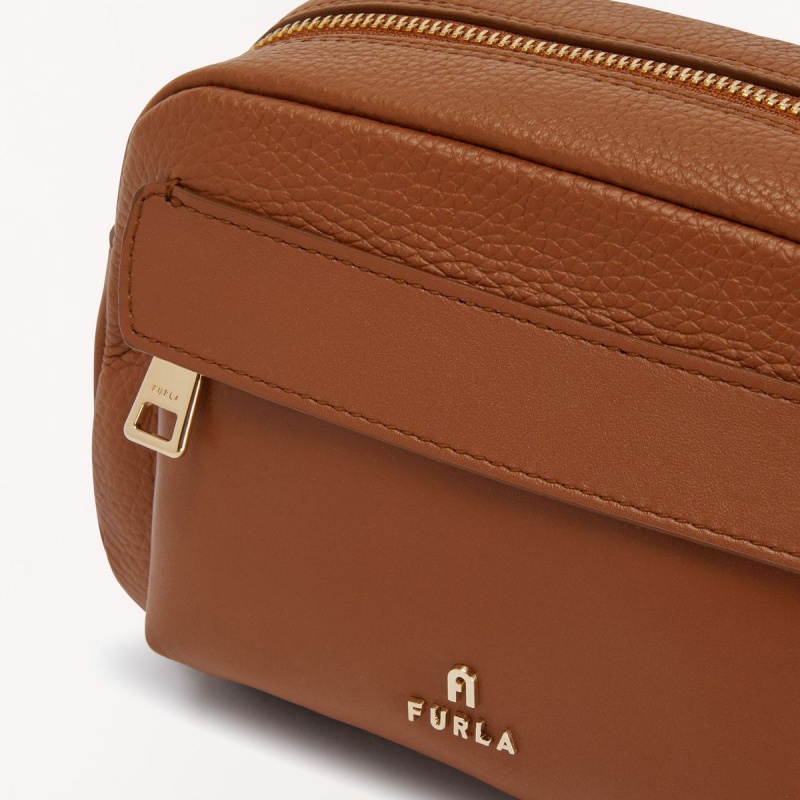 Crossbody Kabelka Furla FAVOLA Damske Hnede | 2814-UFGHX