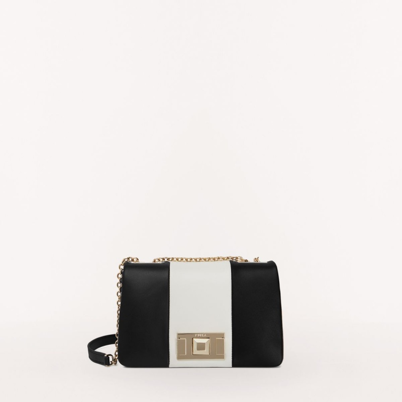 Crossbody Kabelka Furla LULU Damske Čierne | 6783-EDZJC