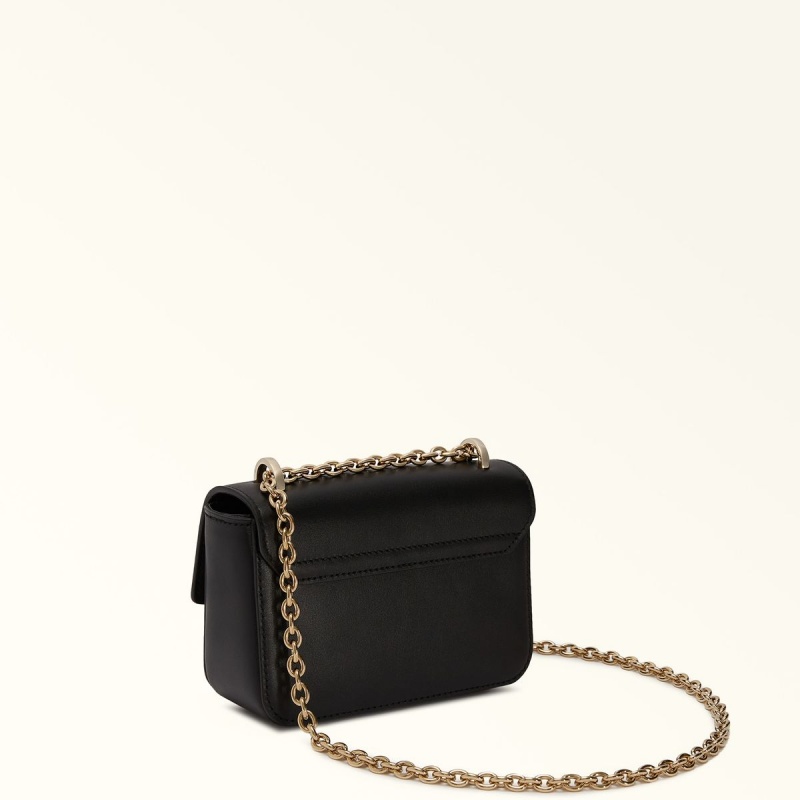 Crossbody Kabelka Furla METROPOLIS Damske Čierne | 0519-IYTHP