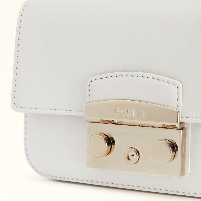 Crossbody Kabelka Furla METROPOLIS Damske Biele | 0483-CGPUT