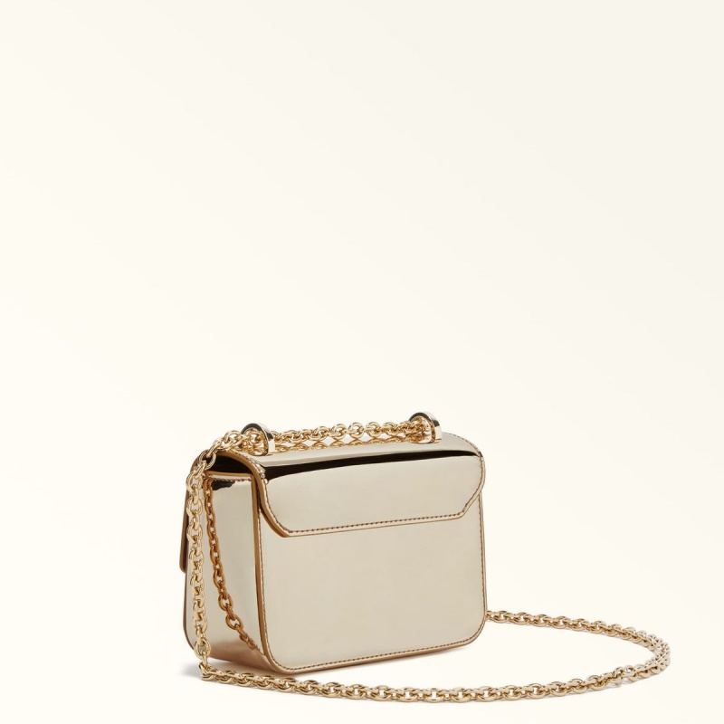 Crossbody Kabelka Furla METROPOLIS Damske Zlate | 2068-QVWEY