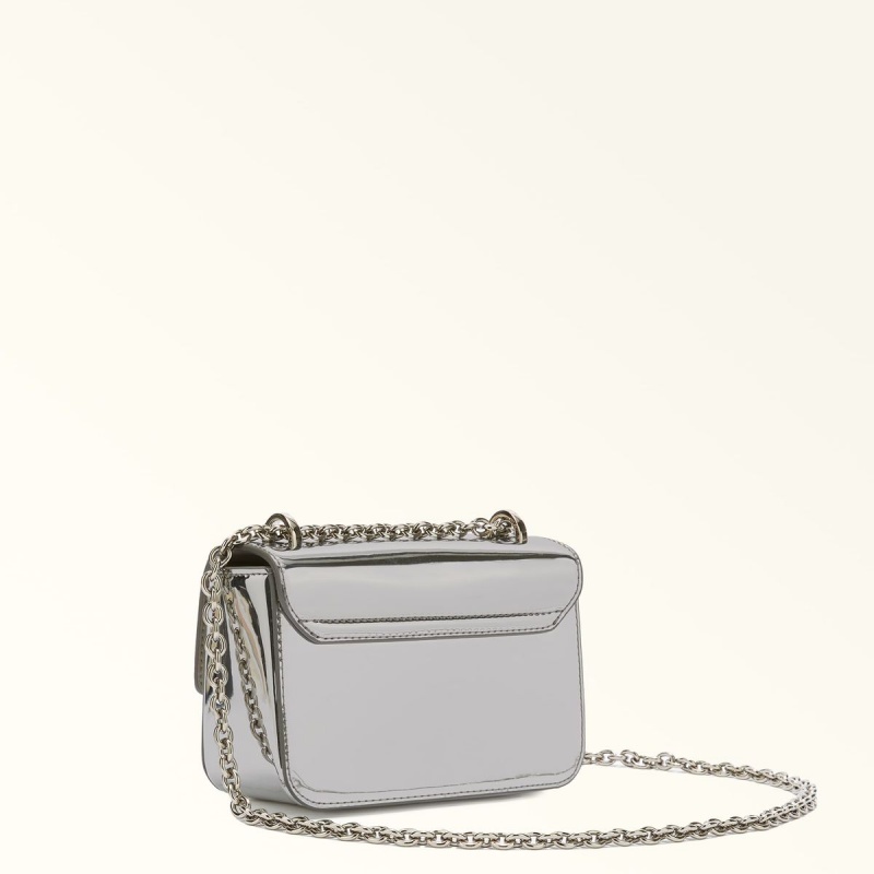 Crossbody Kabelka Furla METROPOLIS Damske Strieborne | 3751-FGRZE