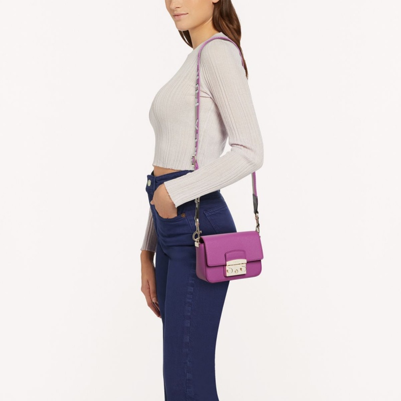 Crossbody Kabelka Furla METROPOLIS Damske Nachový | 1025-TIDBU