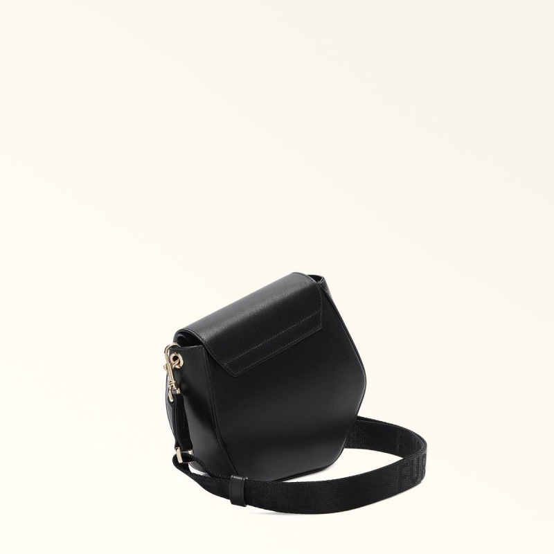 Crossbody Kabelka Furla METROPOLIS PRISMA Damske Čierne | 7502-JSIEB