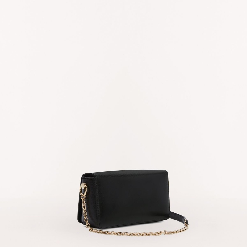 Crossbody Kabelka Furla MY JOY Damske Čierne | 5712-HJLAM