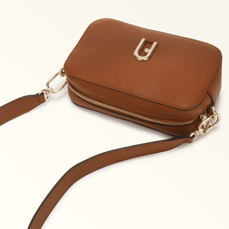 Crossbody Kabelka Furla PRIMULA Damske Hnede | 1750-GXZKR