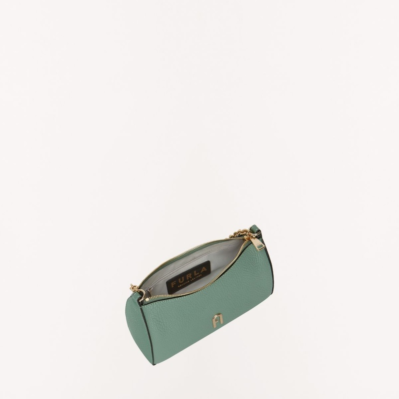 Crossbody Kabelka Furla PRIMULA Damske Zelene Siva Hnede | 2503-FCZGL