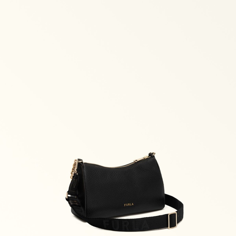 Crossbody Kabelka Furla PRIMULA Damske Čierne | 7269-QLESR