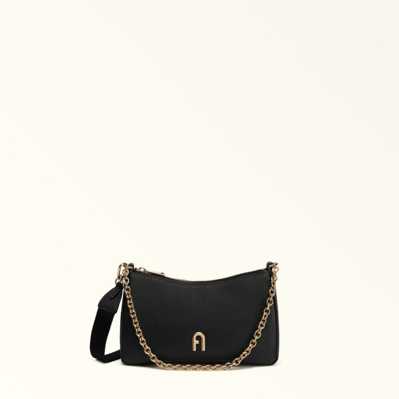 Crossbody Kabelka Furla PRIMULA Damske Čierne | 7269-QLESR