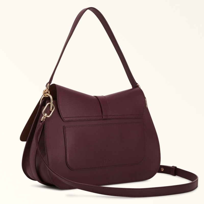 Kabelka Furla FLOW Damske Bordove | 3964-OPXYN