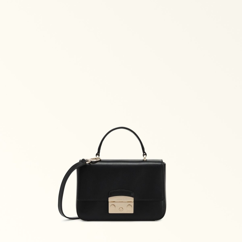 Kabelka Furla METROPOLIS Damske Čierne | 8357-KDJTF