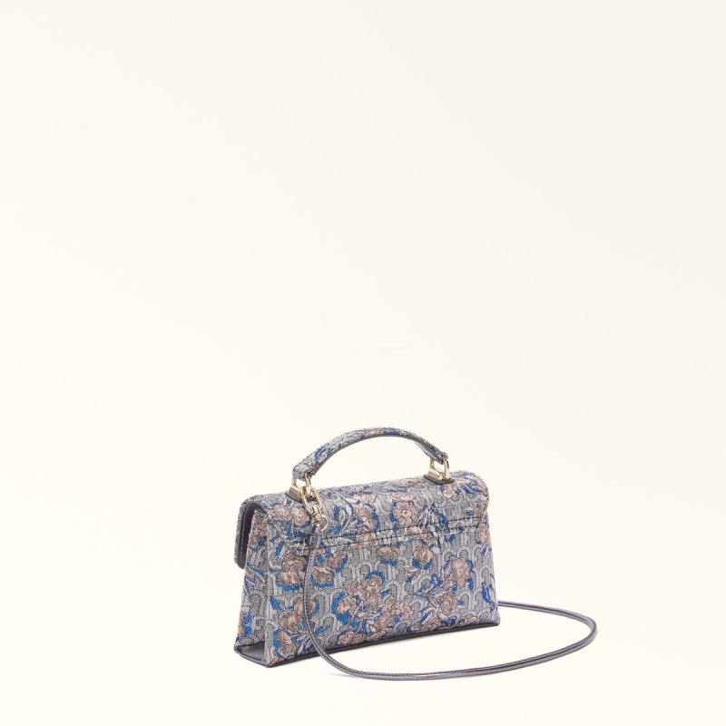 Mini Tašky Furla 1927 Damske Strieborne | 4760-UHVSE