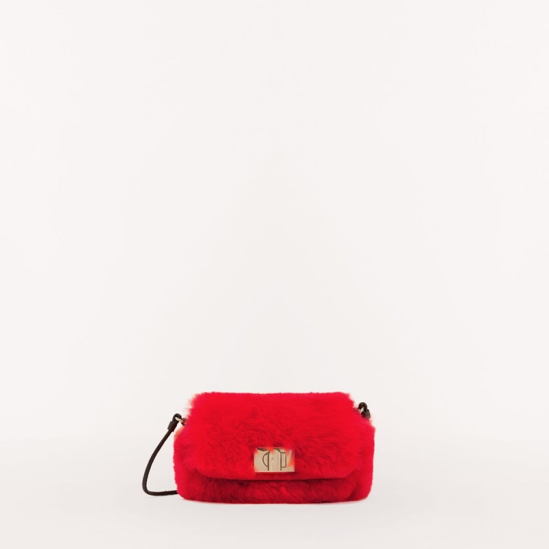 Mini Tašky Furla 1927 SOFT Damske Červené | 2793-RZUXM