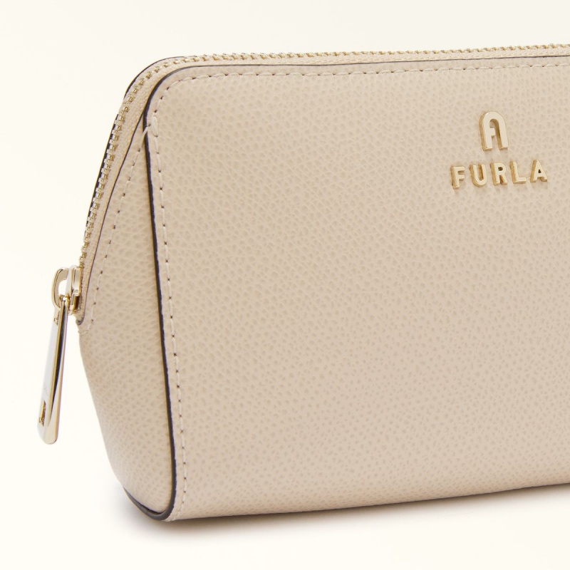 Pouches Furla CAMELIA Damske Krém | 7123-ESJLF