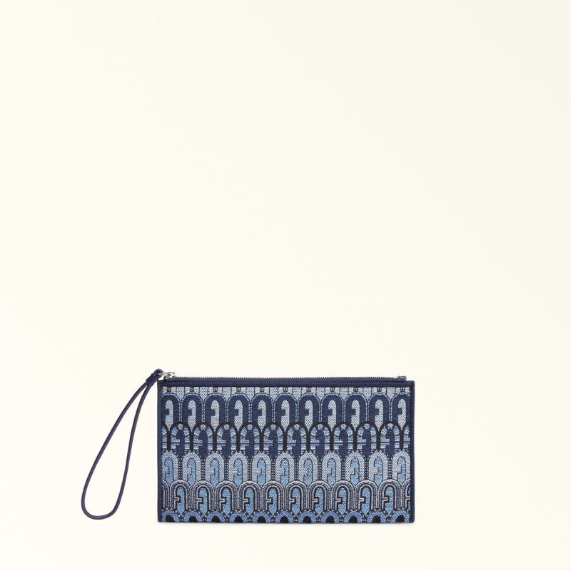 Pouches Furla OPPORTUNITY Damske Modre | 5319-ENRTQ