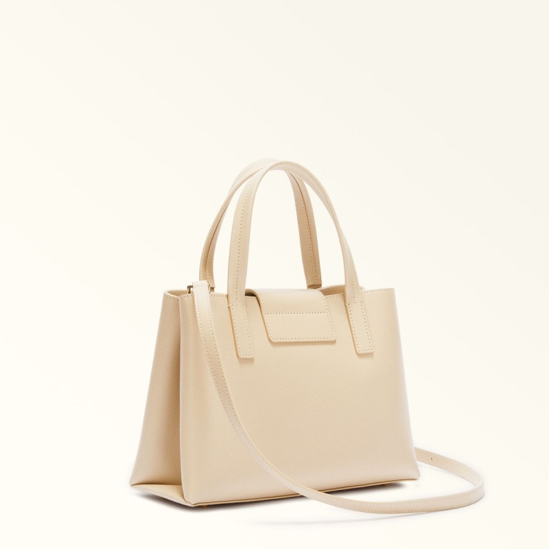 Totes Furla 1927 Damske Krém | 5834-BAEWJ