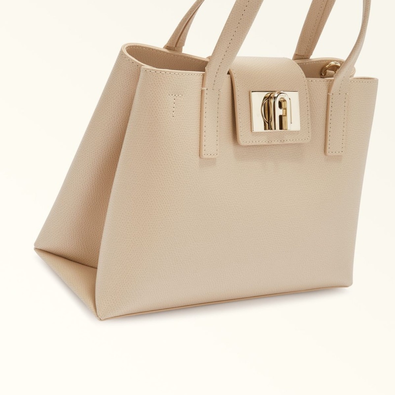 Totes Furla 1927 Damske Krém | 5834-BAEWJ