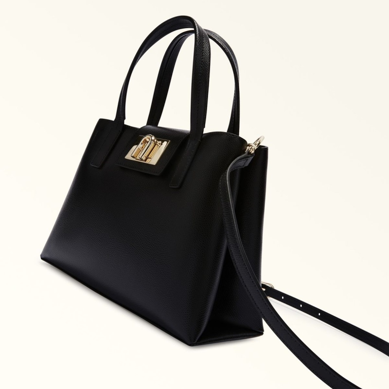 Totes Furla 1927 Damske Čierne | 4581-PGMAE