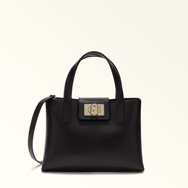 Totes Furla 1927 Damske Čierne | 4581-PGMAE