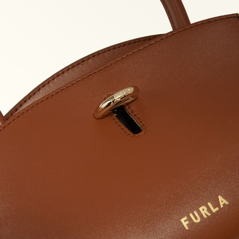 Totes Furla GENESI Damske Hnede | 4019-MWDCN