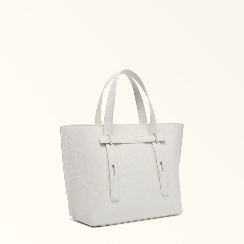 Totes Furla GIOVE Damske Biele | 9178-FZTOY