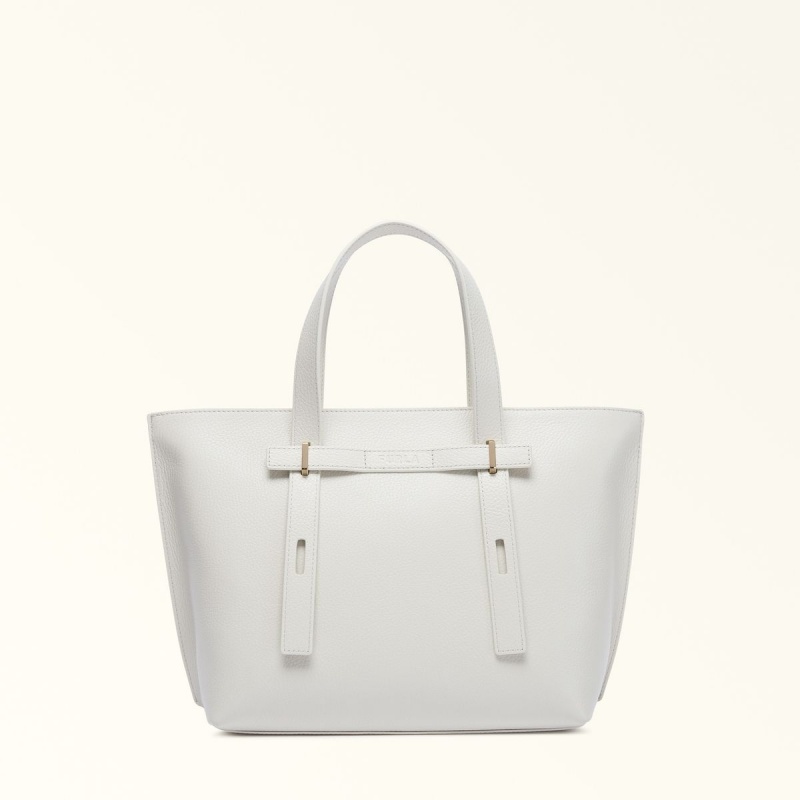 Totes Furla GIOVE Damske Biele | 9178-FZTOY