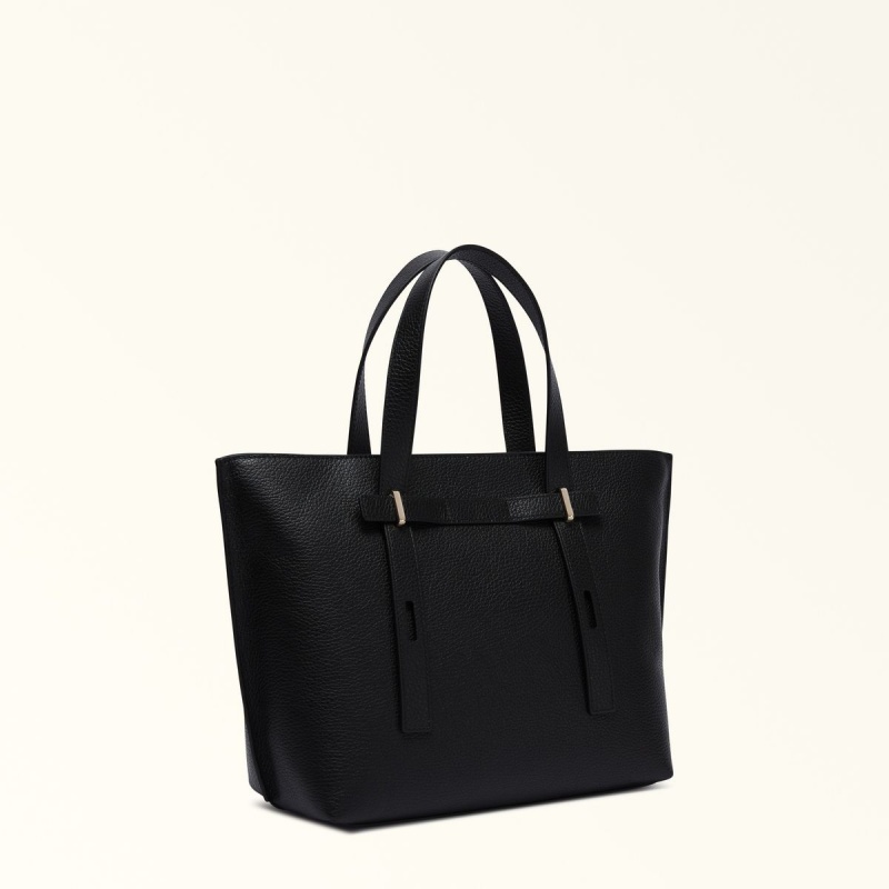 Totes Furla GIOVE Damske Čierne | 4586-STEWA