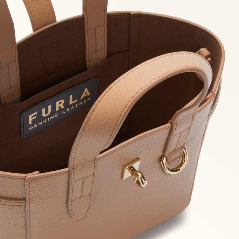 Totes Furla NET Damske Káva | 8904-NTAUY