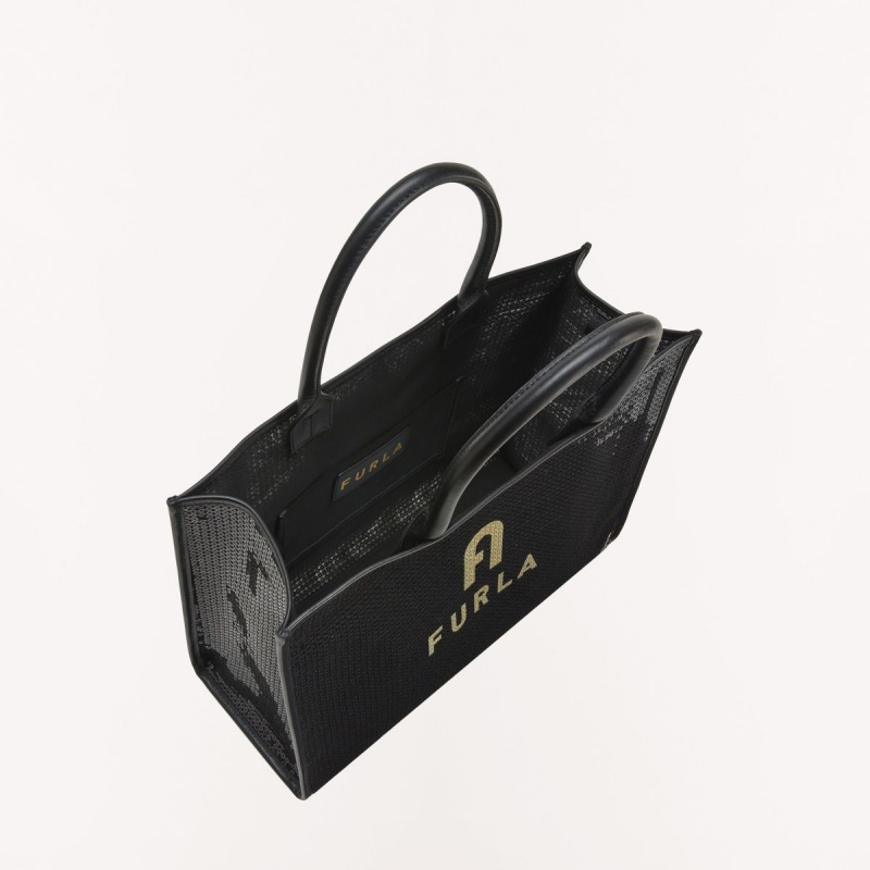 Totes Furla OPPORTUNITY Damske Čierne | 3605-NLUPV