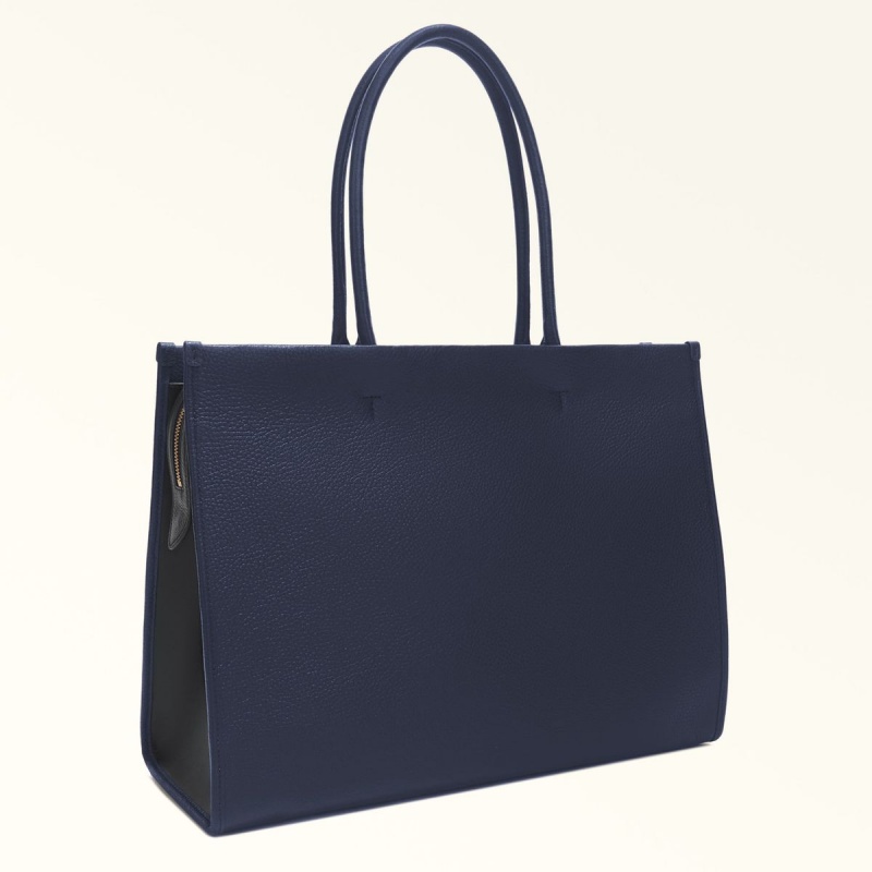 Totes Furla OPPORTUNITY Damske Čierne | 3758-QGXTZ