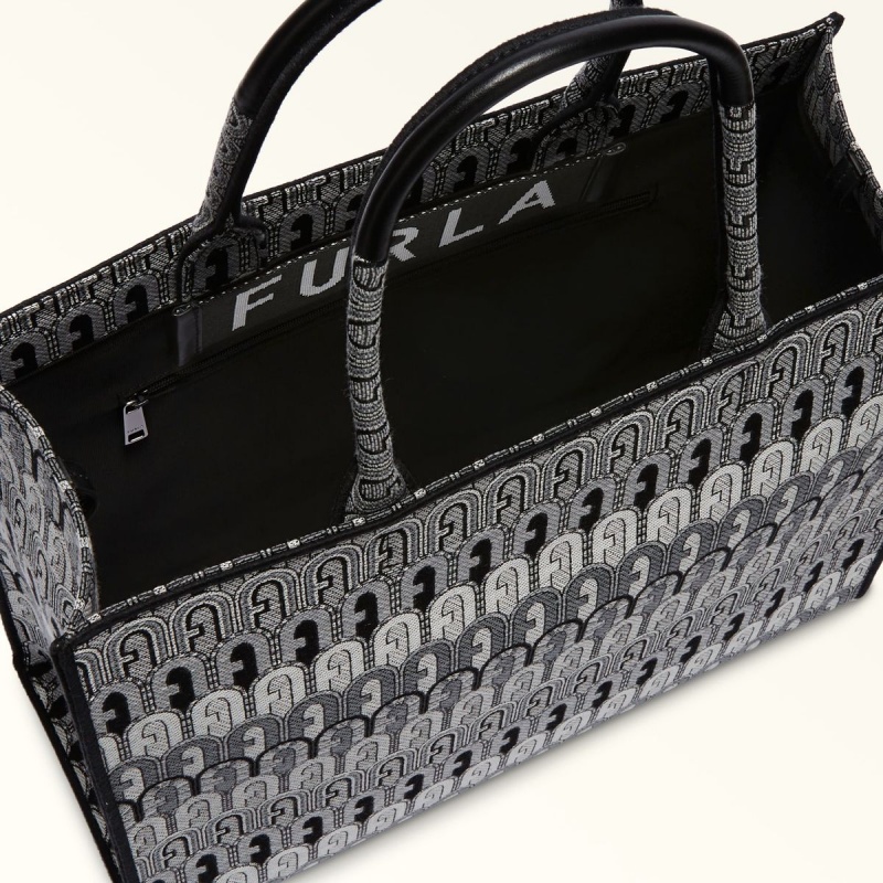 Totes Furla OPPORTUNITY Damske Čierne | 6382-OTRWU