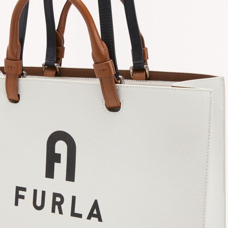 Totes Furla VARSITY STYLE Damske Čierne | 6917-ADUWF