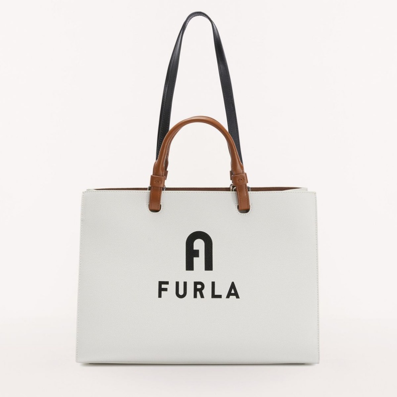 Totes Furla VARSITY STYLE Damske Čierne | 6917-ADUWF