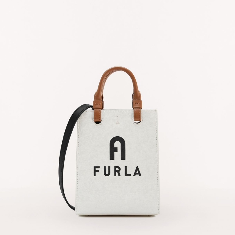 Totes Furla VARSITY STYLE Damske Čierne | 6749-QDVSF